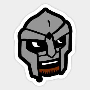 MF Doom Fade to black Sticker